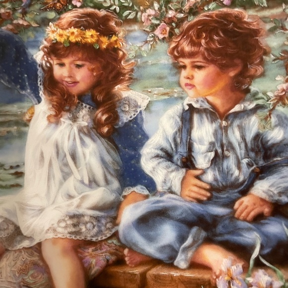 “Patience” by Sandra Kuck decorative plate - Picture 3 of 5